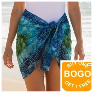 Rima Beachwear Scarf Sarong 100%silk